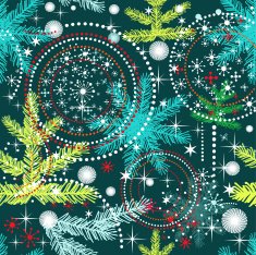 Christmas pattern hand-drow vector N2
