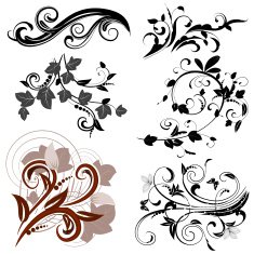 set of plant patterns