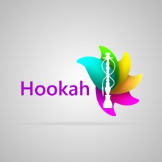 Colorful vector illustration for hookah