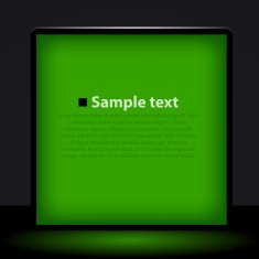 Green light box illustration N2