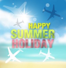 Happy Summer Holiday Design N2