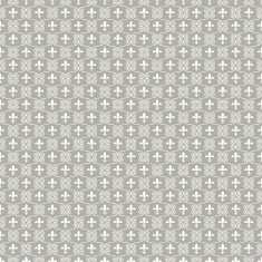Seamless gray background of the royal lilies and scrollwork