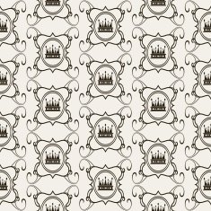 Damask seamless pattern N596