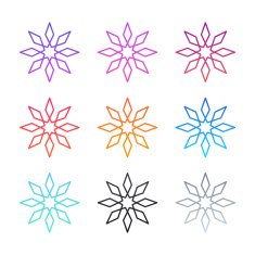 Snowflakes icons N2