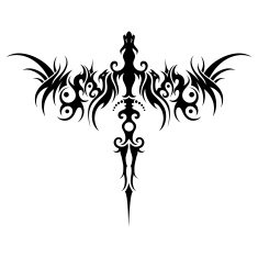 Vector Tribal Dragon N2