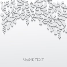 Floral ornament vector background