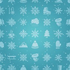 seamless winter pattern N8