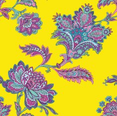 Seamless Pattern with floral ornament N225