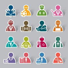 Occupation Color Icon Label N2