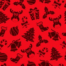 Seamless Christmas Background N32