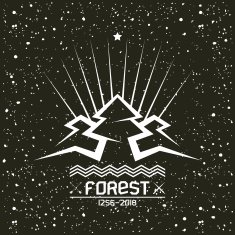 Pine forest emblem