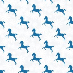 Horse silhouette seamless pattern