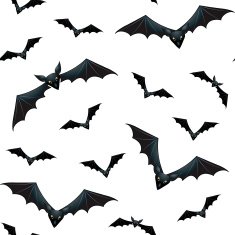 Bats seamless vector wallpaper