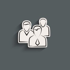 Group of people sign icon N3