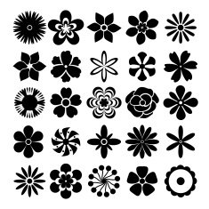 Vector flowers set N3
