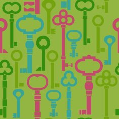 Colorful keys simple seamless pattern N2