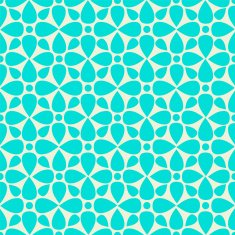 Seamless pattern with silhouettes flowers N29