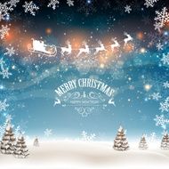 Vector Christmas Greeting Card N18