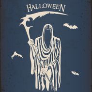 Halloween grim reaper