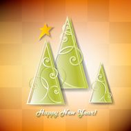 Paper Christmas tree N5