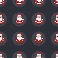 PatternVectorSantaBlack