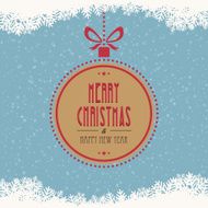 christmas ball merry snowflakes background N8