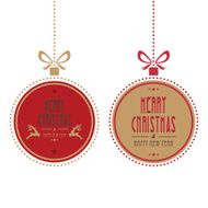 christmas balls merry isolated background N2