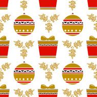 Christmas seamless pattern N182