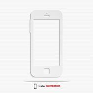 Abstract phone web icon