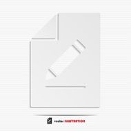 Abstract note web icon