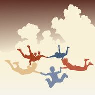 Skydiving friends N2
