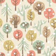 Forest seamless pattern N15