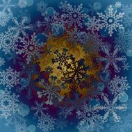 Snowflakes icon set collection Vector shapes N3