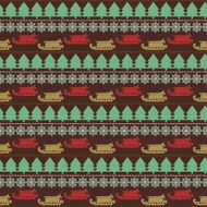 Christmas silhouettes seamless pattern N4