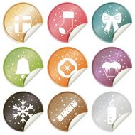 Christmas stickers N8