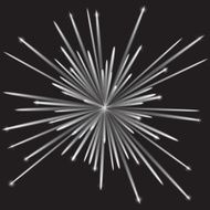 Monochrome fireworks