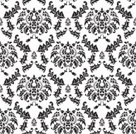seamless damask pattern N143
