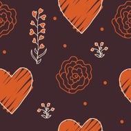 ornament seamless of floral graphic design elements N22