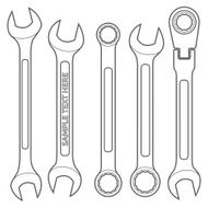 various types outline wrench set