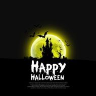 Happy Halloween message design background Vector illustration N9