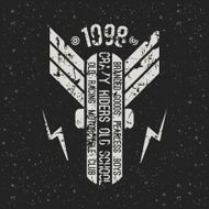 Emblem motorcycle club in retro style