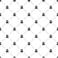 Vector seamless pattern crime