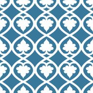 Seamless floral tiling pattern N3