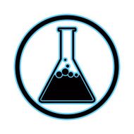 Chemical flask icon N2