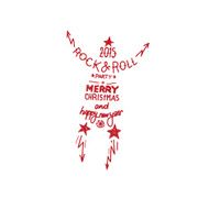 Santa Claus abstract isolated on a white backgrounds vector illustration N10