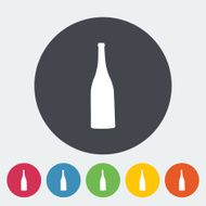 Wine flat icon N12