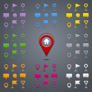 Navigation pins