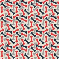 Seamless pattern with Bone N2