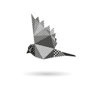 Bird abstract isolated on a white backgrounds vector illustration N2