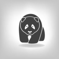 Panda grey label